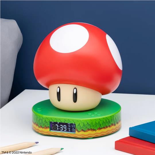 Paladone Super Mario Mushroom Alarm Clock JB HiFi NZ