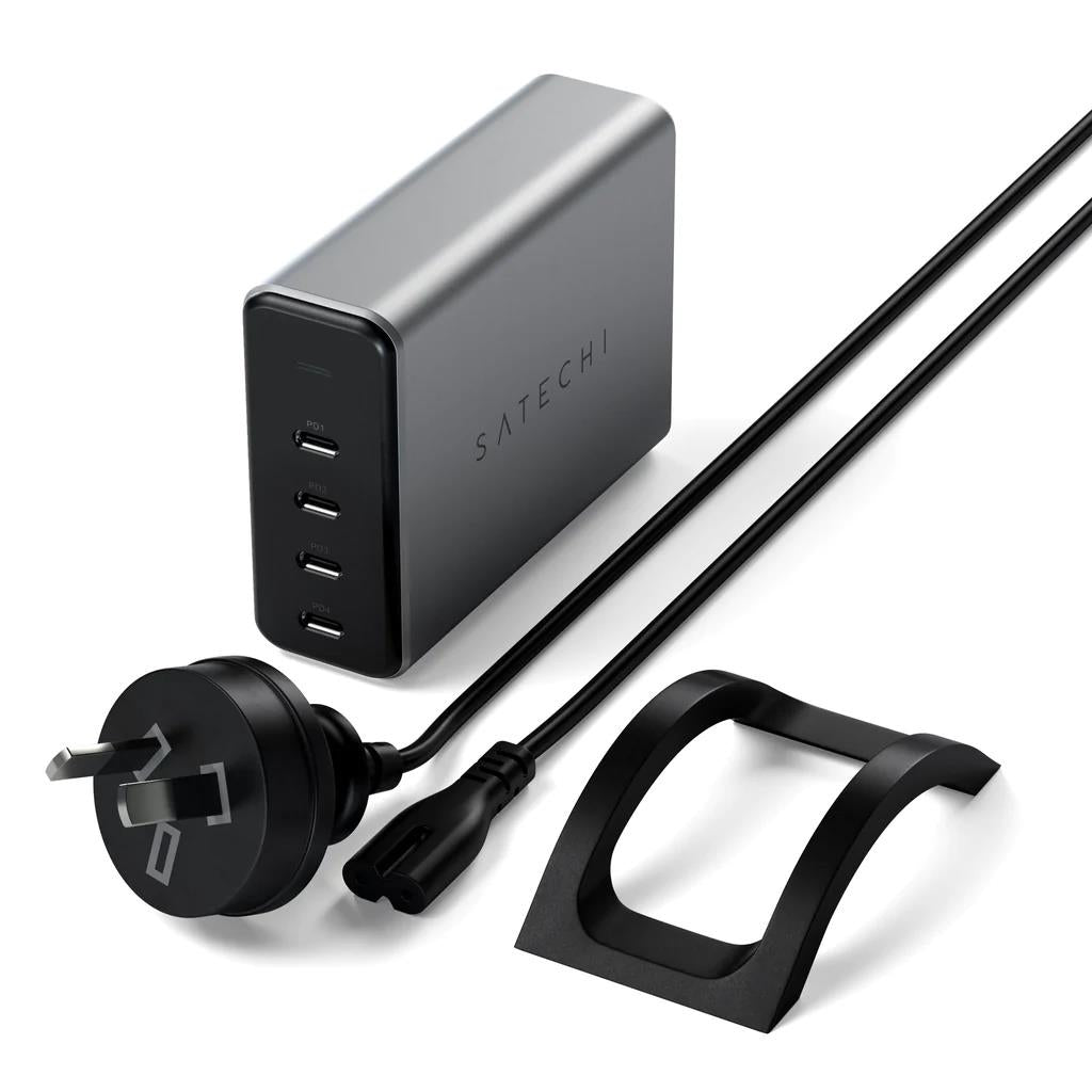 Satechi 165W USB-C 4-Port PD GAN 新品未使用 Satechi 165W USB-C 4-Port PD GaN Charger - JB Hi-Fi NZ