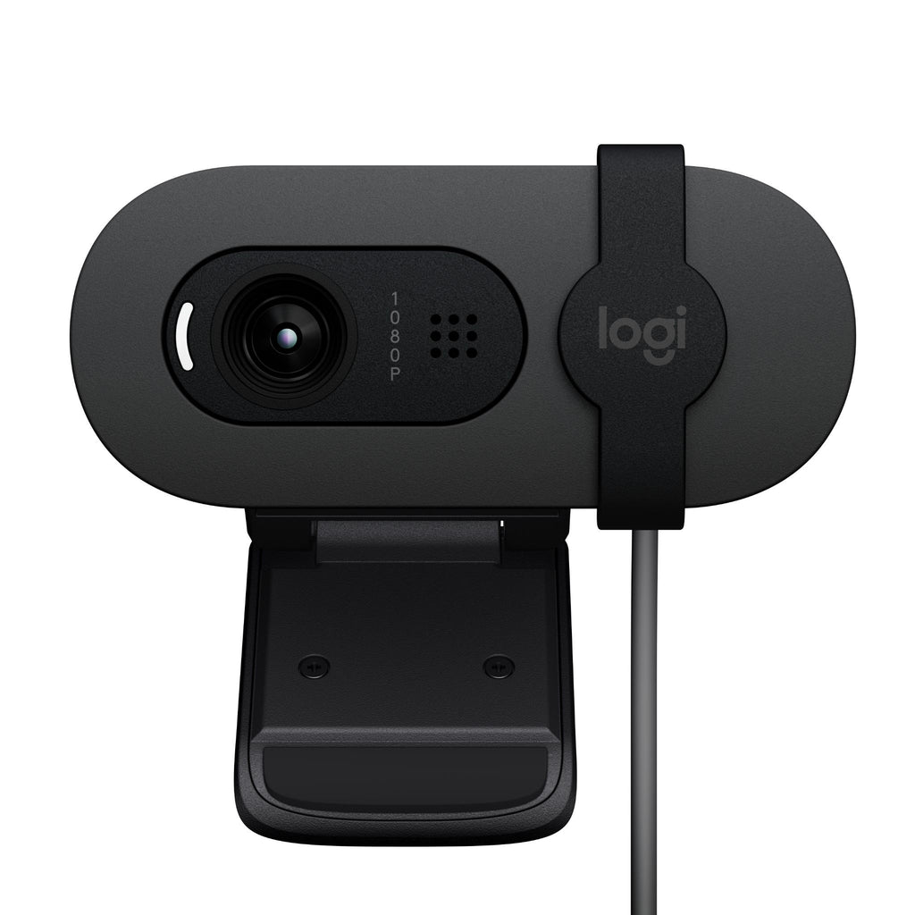 Logitech Brio 100 Full HD Webcam (Graphite) JB Hi-Fi NZ
