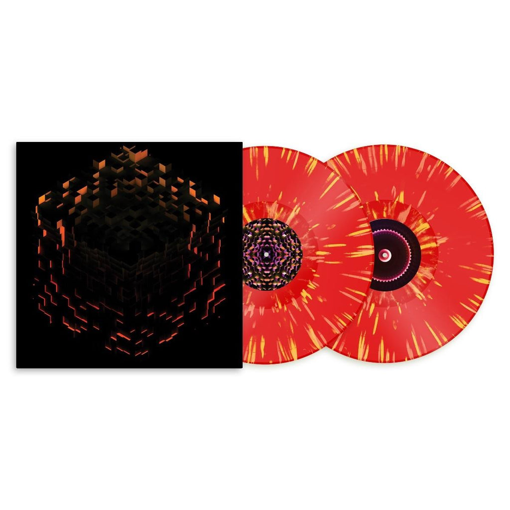 Minecraft Volume Beta (Red with Orange & Yellow Splatter Vinyl