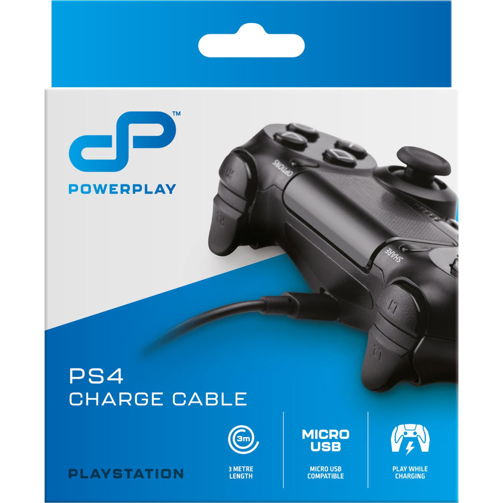 PowerPlay PS4 Charge Cable (3m) JB Hi-Fi NZ
