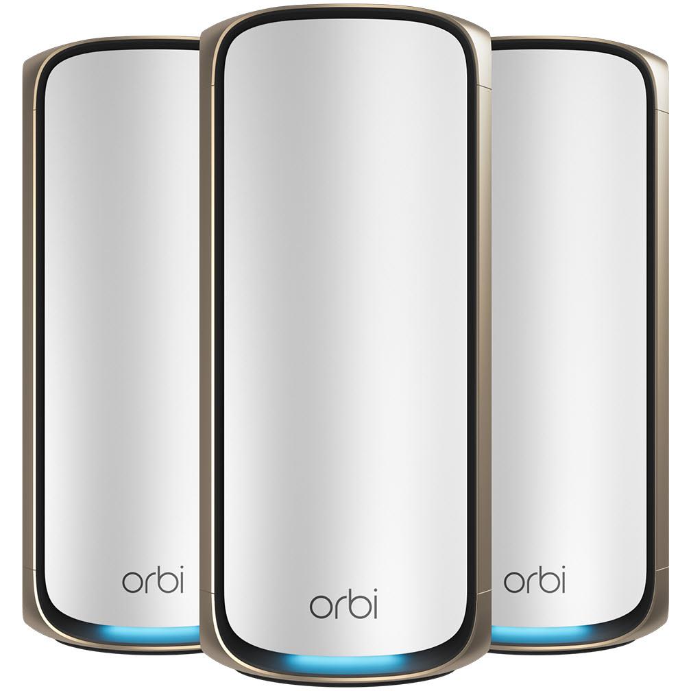 Netgear Orbi RBE973S BE27000 Quad-Band Mesh Wifi System [3 Pack