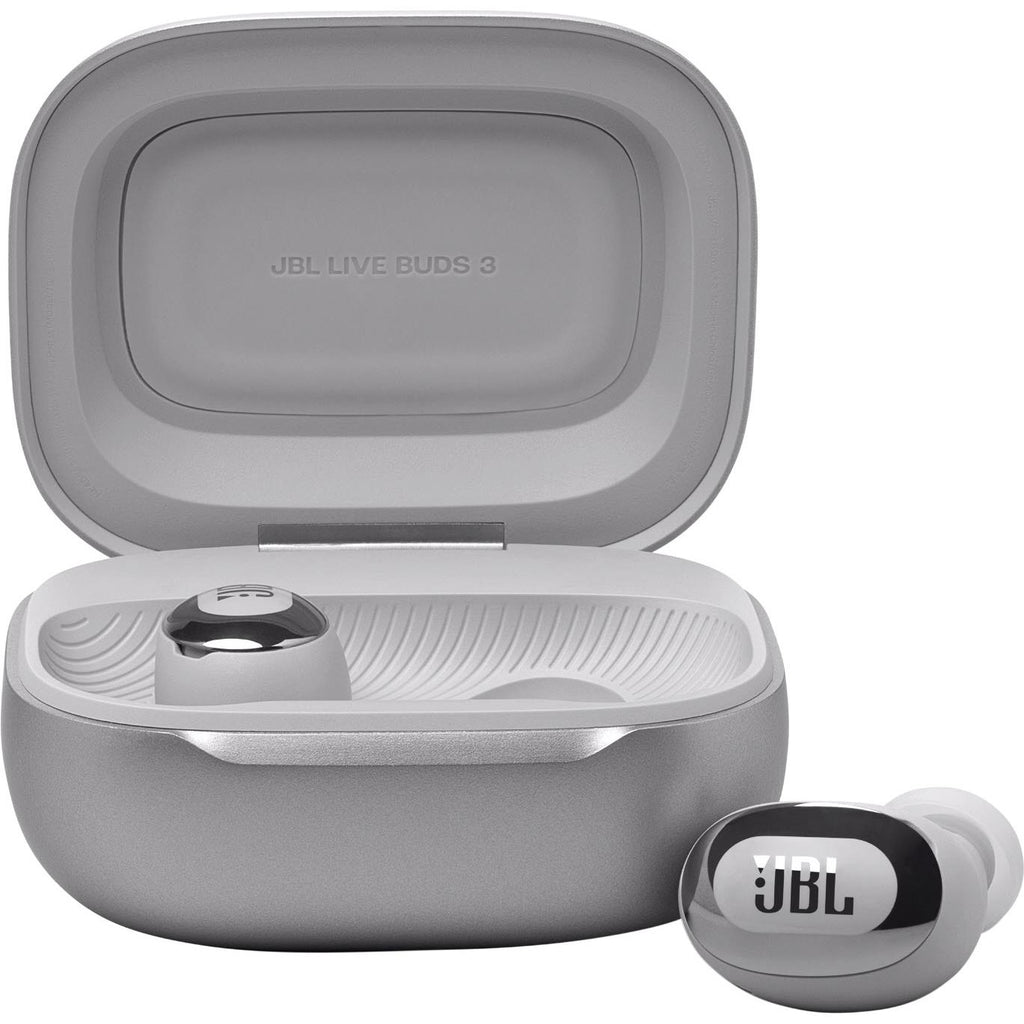 JBL Live Buds 3 TWS Noise Cancelling In-Ear Headphones (Silver