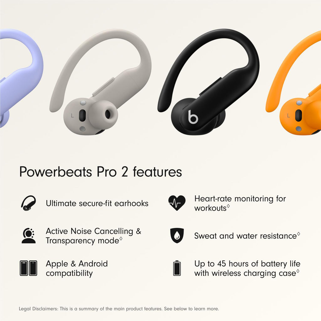 Beats Powerbeats Pro 2 High-Performance Earbuds (Jet Black) - JB