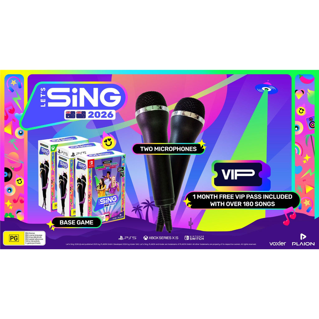 Let's Sing 2026 Mic Bundle JB Hi-Fi NZ