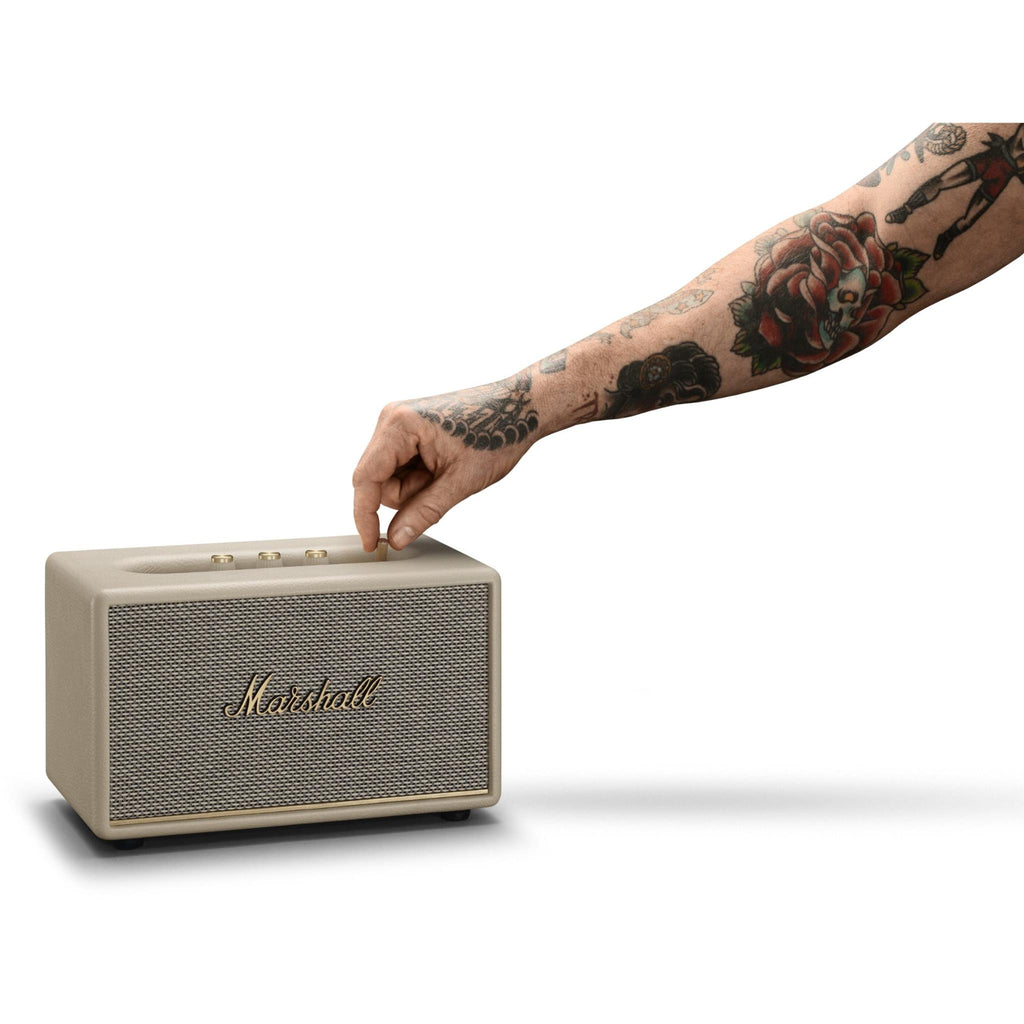 Marshall Acton III Wireless Bluetooth Home Speaker (Cream) - JB Hi