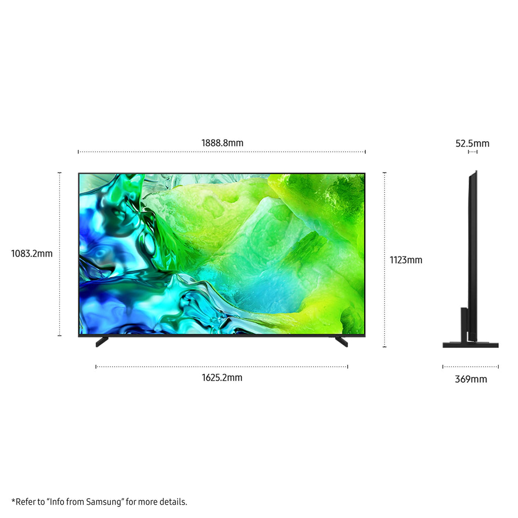 Samsung 85" QN80H NEO QLED 4K Mini LED Smart AI TV [2026] - JB Hi-Fi NZ