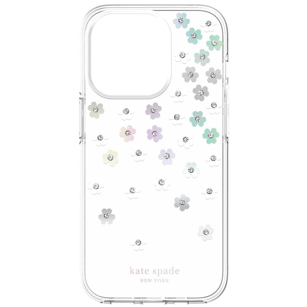 KSNY Protective Hardshell Case for iPhone 14 Pro Max (Scattered Flowers