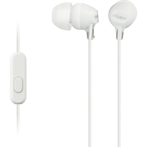 Sony MDR-EX15AP EX Monitor In-Ear Headphones (White)
