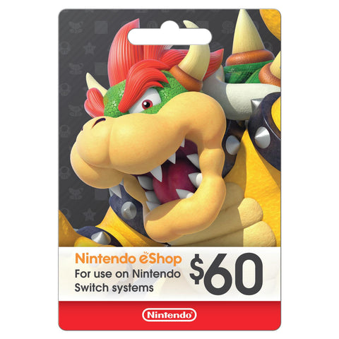 Nintendo eShop $60 Gift Card (In-store Only)