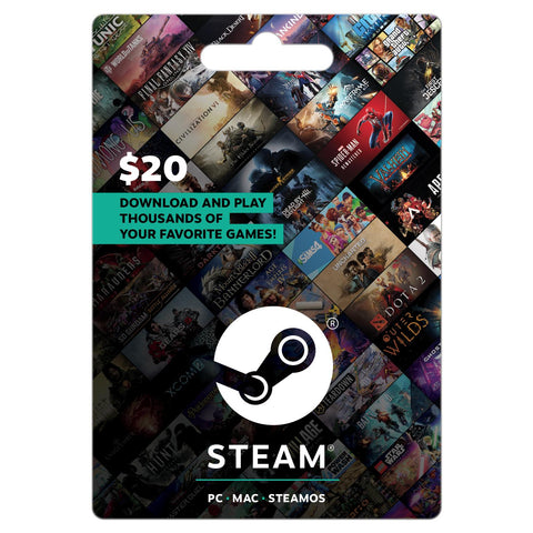 Steam $20 Gift Card (In-store Only)