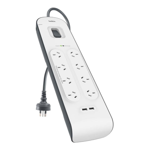 Belkin SurgePlus 2.4 Amp USB Charging Surge Protection Strip (8-outlet)