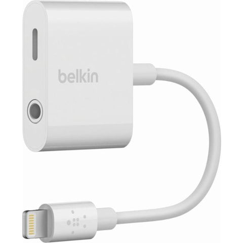 Belkin RockStar 3.5 mm Audio + Lightning Charge Adapter