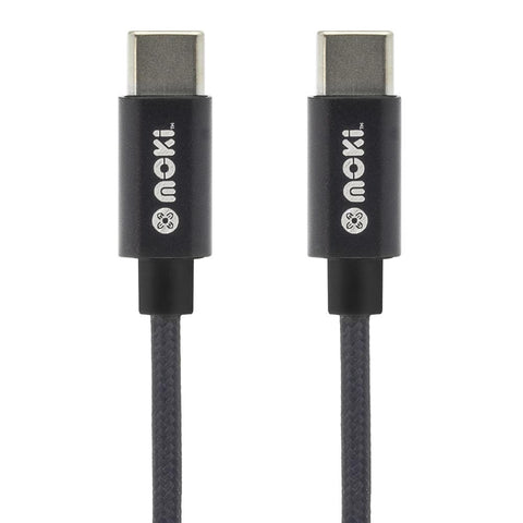 Moki USB-C Braided SynCharge Cable (90cm)