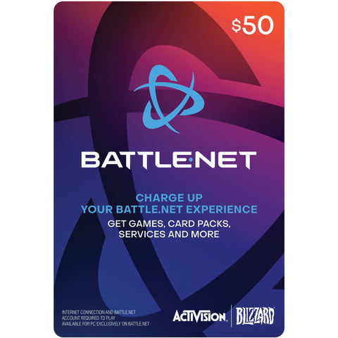 Blizzard Battle.Net $50 Gift Card (In-store Only)