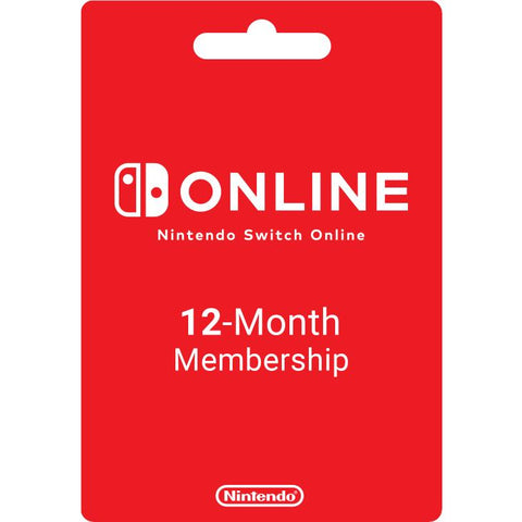 Nintendo Online 12 Month Subscription (In-store Only)