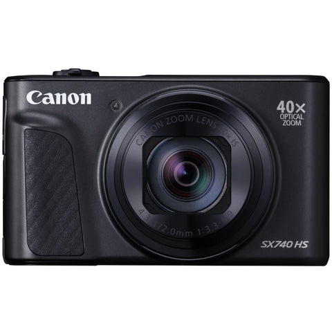 Canon PowerShot SX740HS Compact Digital Camera (Black)