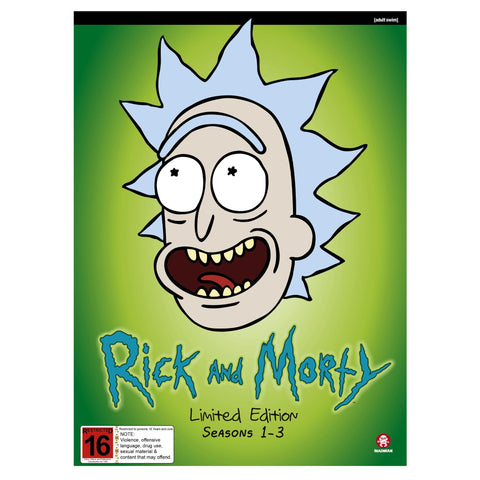Rick & Morty - Seasons 1-3 Limited Edition (with Artbook)