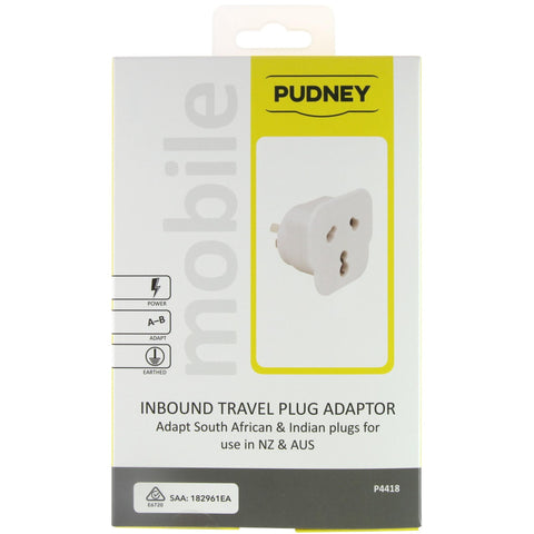Pudney Multi Reverse International Plug Adaptor (Sth Africa/India)