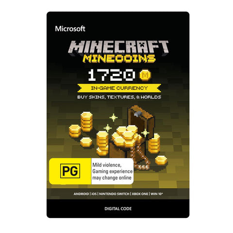 Minecraft 1720 Minecoins In-game Currency [Digital Download]