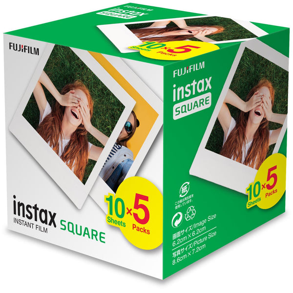 Fujifilm instax SQUARE Instant Film (50 Pack) JB Hi-Fi NZ