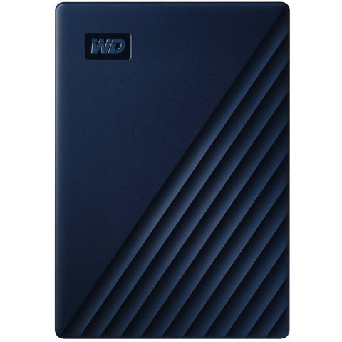 WD My Passport 5TB Portable Hard Drive USB-C 3.0 for Mac [2019] (Midnight Blue)