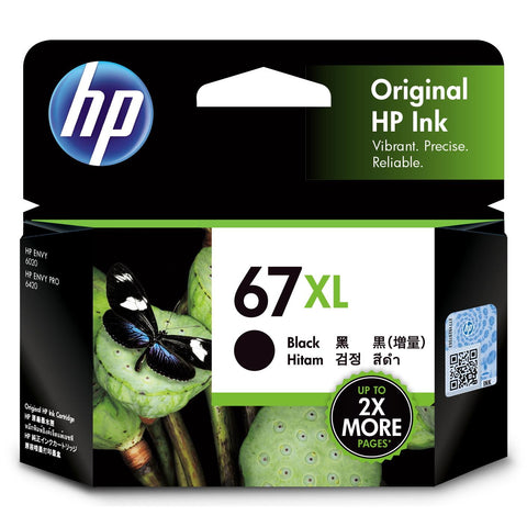 HP 67XL High Yield Original Ink Cartridge (Black)