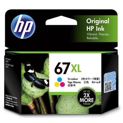 HP 67XL High Yield Original Ink Cartridge (Tri-colour)