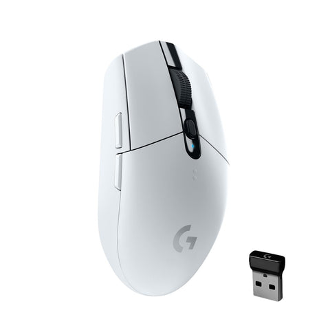 Logitech G305 Hero LIGHTSPEED Wireless Gaming Mouse (White)