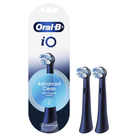 Oral-B iO Brush Head Refill 2 Pack (Black)