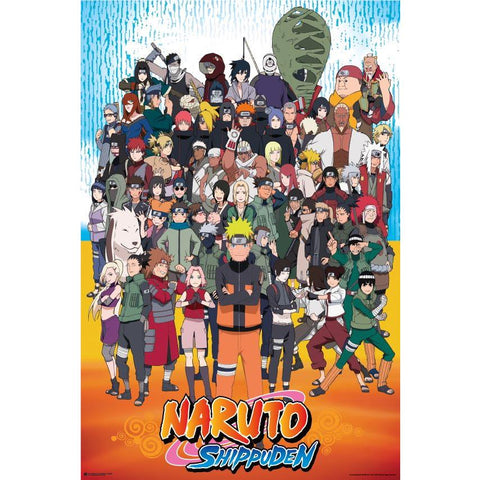 Naruto: Shippuden - Cast Poster