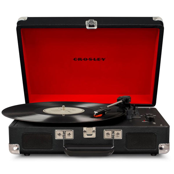 Crosley Cruiser Bluetooth Portable Turntable (Black) - JB Hi