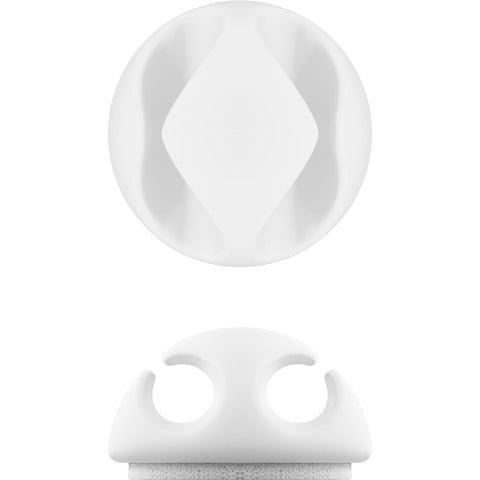 Goobay Cable Management 2 Slots MINI (White)
