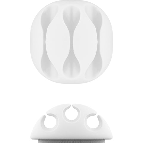 Goobay Cable Management 3 Slots (White)