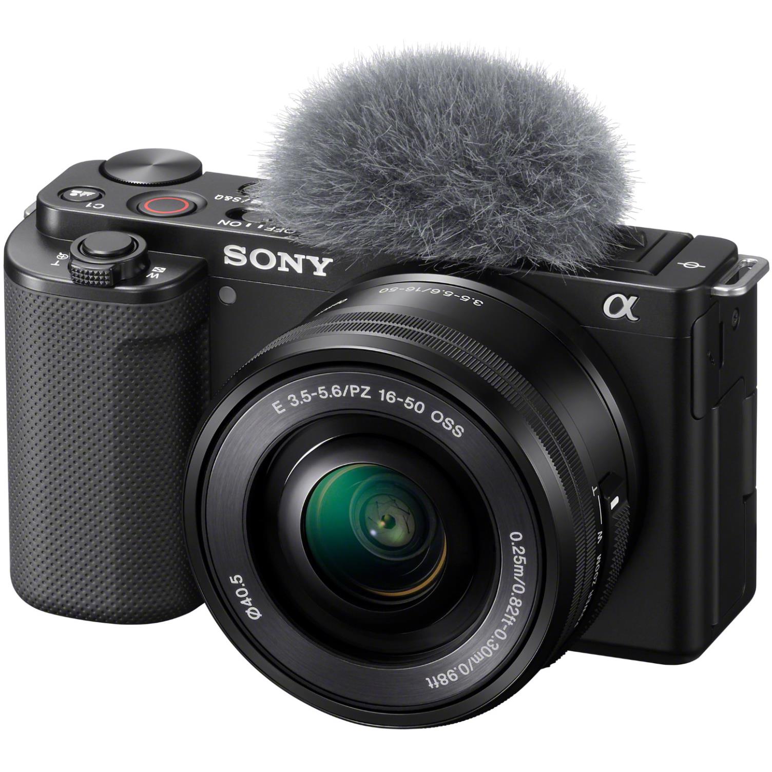 Sony ZV-E10 Mirrorless Vlog Camera with 16-50mm Lens Kit (Black