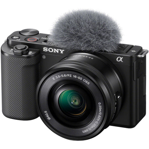 Sony ZV-E10 Mirrorless Vlog Camera with 16-50mm Lens Kit (Black)