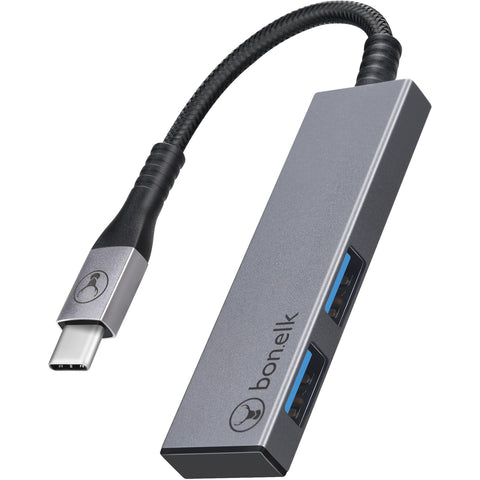 Bonelk Long-Life Slim USB-C to 2 Port USB-A Hub
