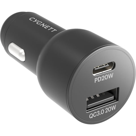 Cygnett CarPower 20W Dual Port Car Charger