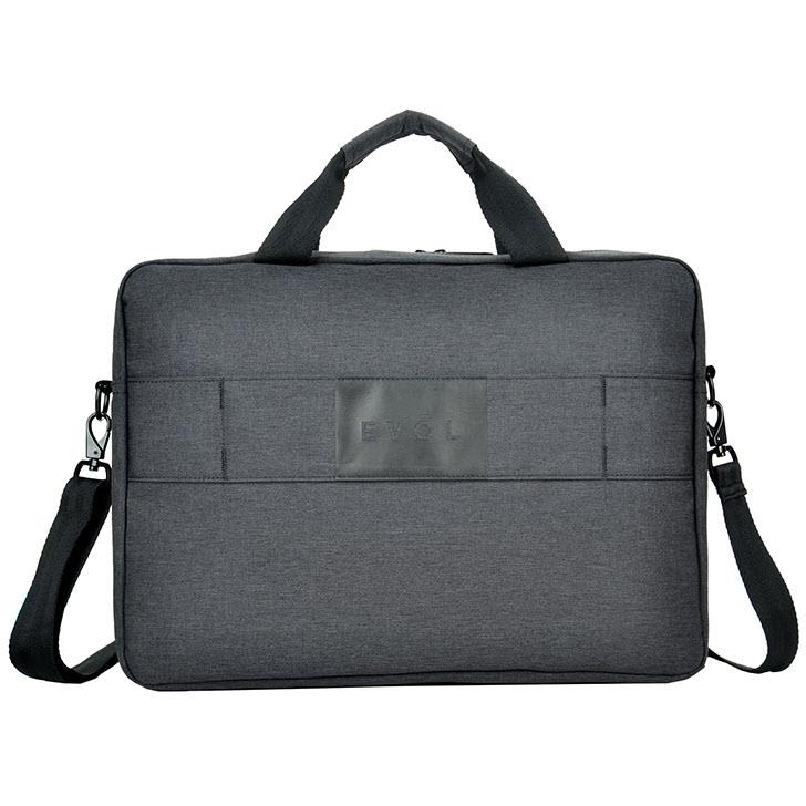 EVOL Hampton 15.6" Laptop Briefcase Bag (Charcoal Grey) JB HiFi NZ
