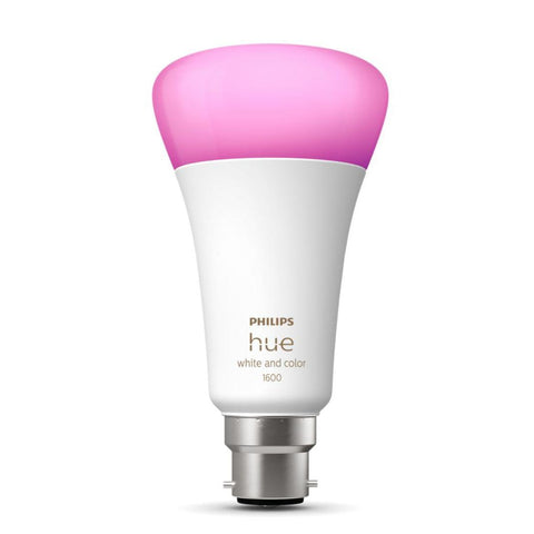 Philips Hue B22 A67 Colour Bluetooth Bulb (15W/100W Equivalent)