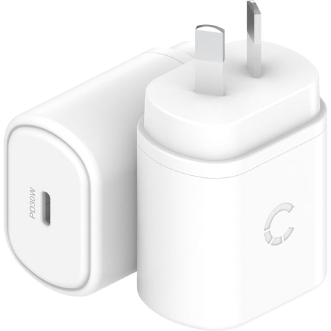 Cygnett 30W USB-C Wall Charger (White)