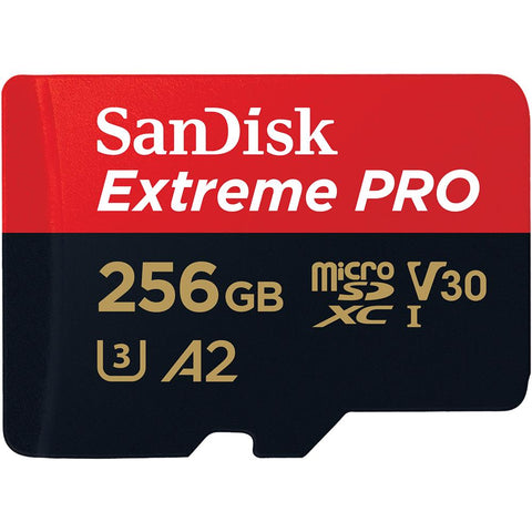 SanDisk Extreme Pro MicroSDXC UHS-I Card with Adapter (256GB)