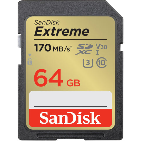SanDisk Extreme SDXC UHS-I Card (64GB)