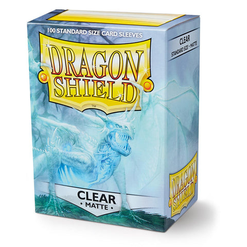 Dragon Clear Matte Shield Sleeves (100 Pack)