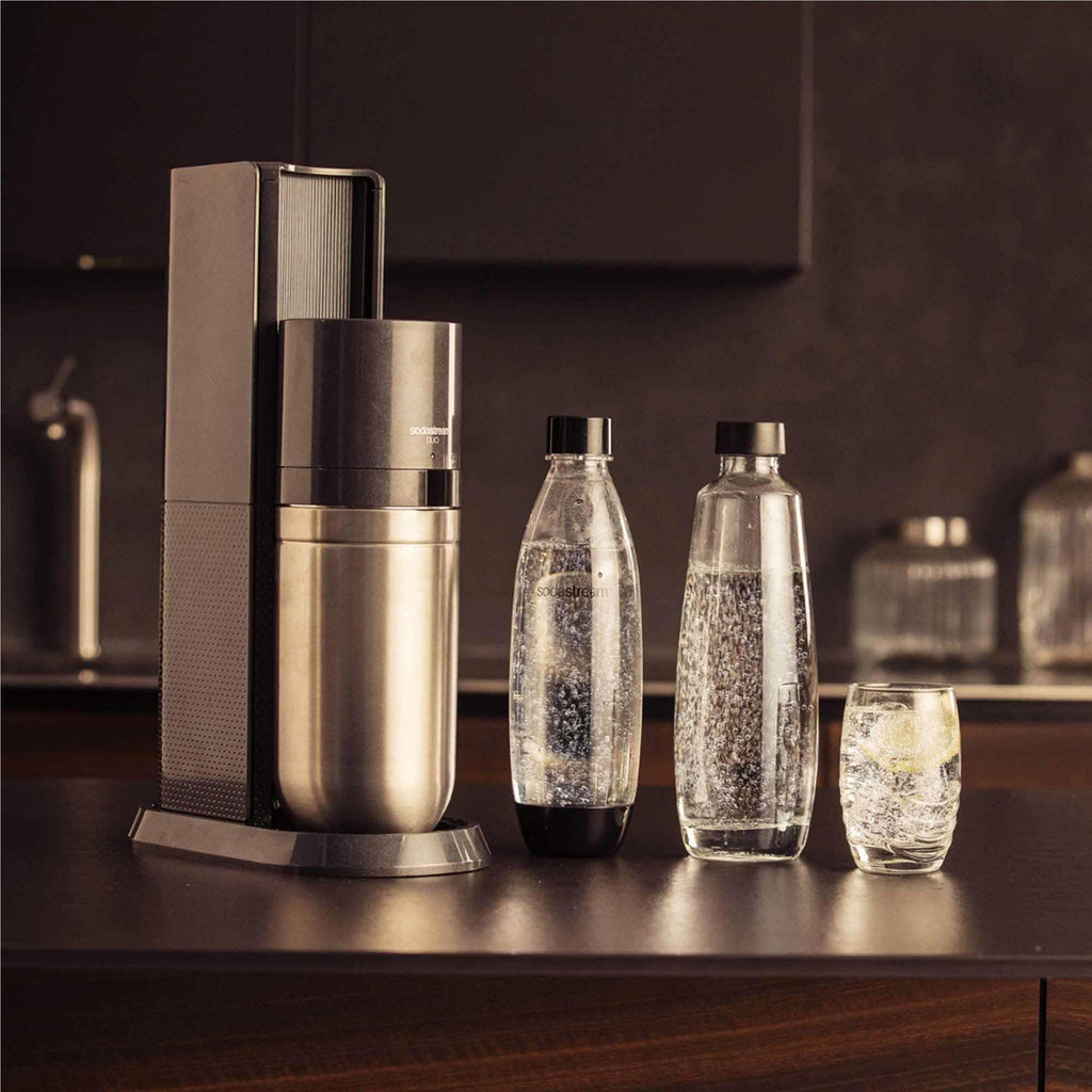 Sodastream Duo Sparkling Water Maker Starter Pack Black Jb Hi Fi Nz