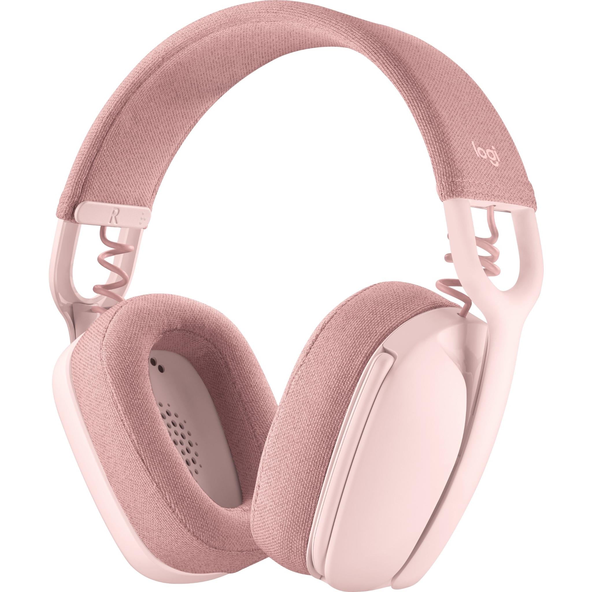 Logitech Zone Vibe 100 Bluetooth Headset (Rose) - JB Hi-Fi NZ