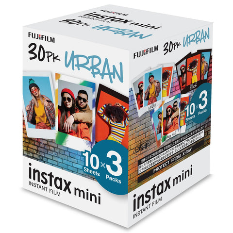 Fujifilm instax mini Film 30 Pack (Urban)