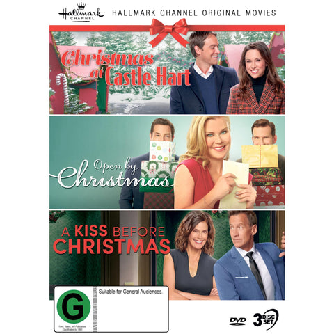 Hallmark Christmas Collection 25 (Christmas At Castle Hart/Open By Christmas/A Kiss Before Christmas)
