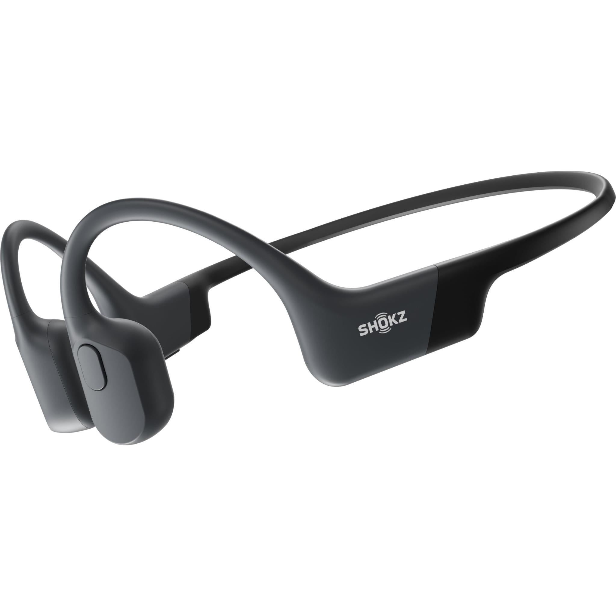 Shokz OpenRun Wireless Open-Ear Headphones (Black) - JB Hi-Fi NZ