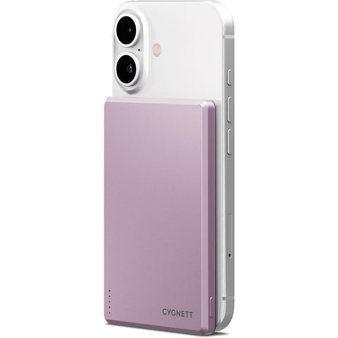 Cygnett Charge Connect Magnetic Slim Power Bank [5K] (Pink)